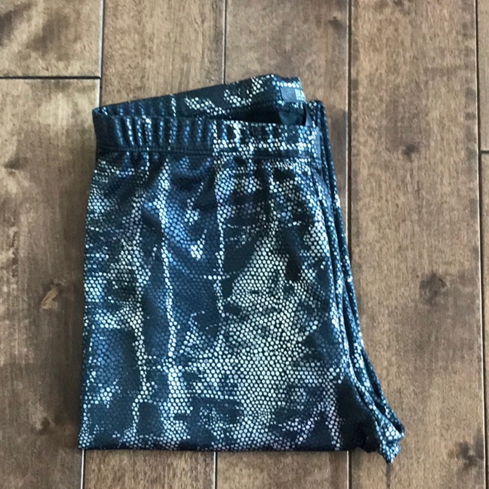 Buffalo Legging-Black Silver Python Detail-Size XS